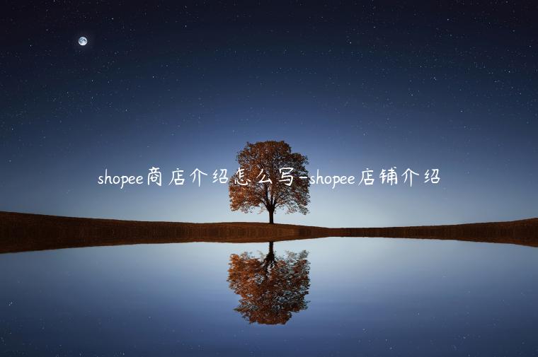 shopee商店介紹怎么寫-shopee店鋪介紹